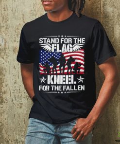 Stand for the flag kneel for the fallen veterans t hoodie, sweater, longsleeve, shirt v-neck, t-shirt