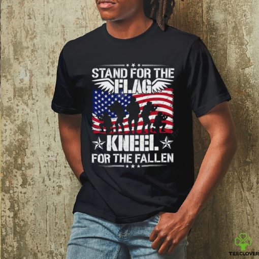 Stand for the flag kneel for the fallen veterans t hoodie, sweater, longsleeve, shirt v-neck, t-shirt