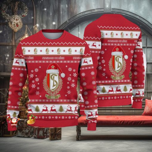 Standard Liege Pro League Ugly Christmas Sweaters For Fans Gift Unisex Sweatshirt