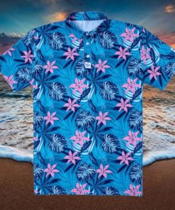 Standout Hawaiian Floral Golf Polo Shirt