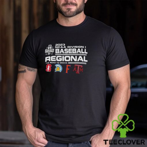 Stanford 2023 NCAA DI Baseball Regional The Road To Omaha Four Team shirt