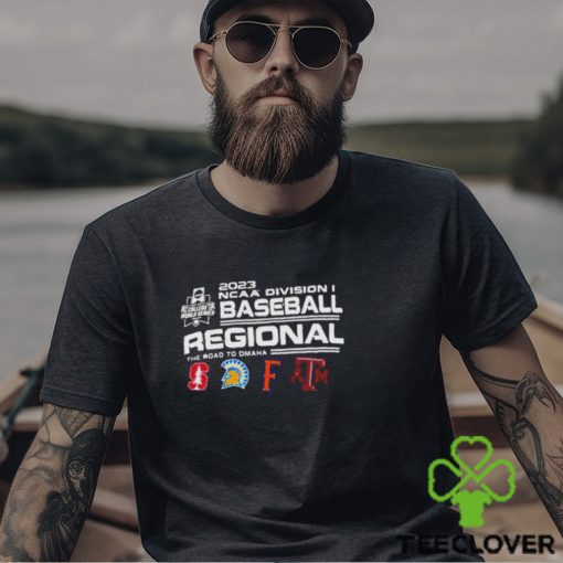 Stanford 2023 NCAA DI Baseball Regional The Road To Omaha Four Team shirt