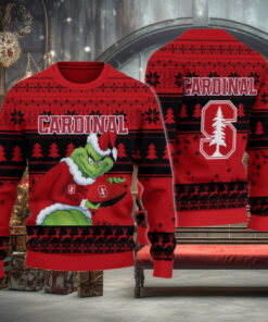 Stanford Cardinal Grinch Ugly Christmas Sweater