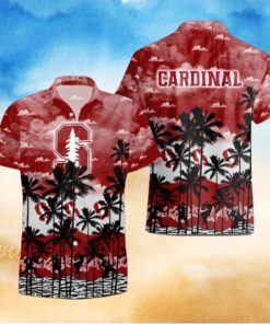 Stanford Cardinal Palms Tree Hawaiian Shirt