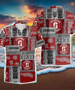 Stanford Cardinal Tiki Vintage Patterns Hawaiian Shirt Summer Gift