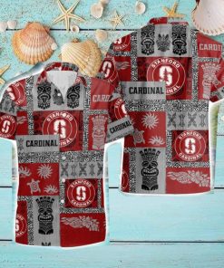 Stanford Cardinal Tiki Vintage Patterns Hawaiian Shirt Summer Gift