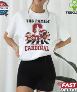 Stanford Cardinal X Family Bluey Merry Christmas 2024 Shirt