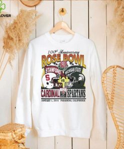 Stanford Cardinal vs Michigan State Spartans 2014 100th anniversary Rose Bowl hoodie, sweater, longsleeve, shirt v-neck, t-shirt