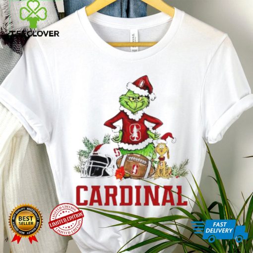 Stanford Cardinals Grinch and Max dog funny Christmas hoodie, sweater, longsleeve, shirt v-neck, t-shirt