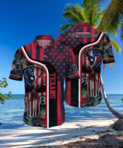 Star Spangled Houston Texans Hawaiian Shirt