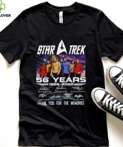 Star Trek 56th Anniversary 1966 2022 Signatures T Shirt