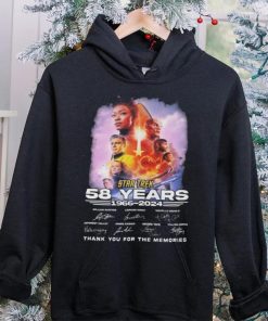 Star Trek 58 Years 1966 2024 Thank You For The Memories Signatures T Shirt