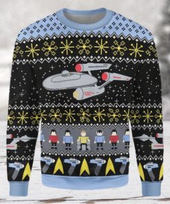 Star Trek TV Series Ugly Xmas Wool Knitted Sweater