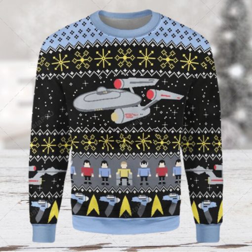 Star Trek TV Series Ugly Xmas Wool Knitted Sweater