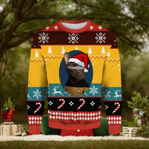 Star Trek The Next Generation Cats Ugly Christmas Sweater