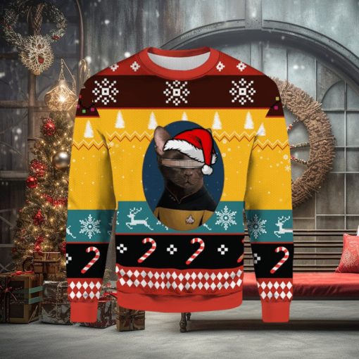 Star Trek The Next Generation Cats Ugly Christmas Sweater