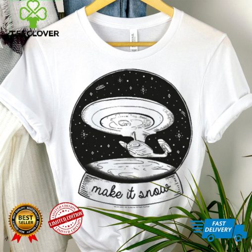 Star Trek The Next Generation Mad Engine Snowglobe Graphic T Shirt