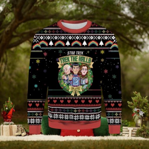 Star Trek Trek The Halls Ugly Christmas Sweater