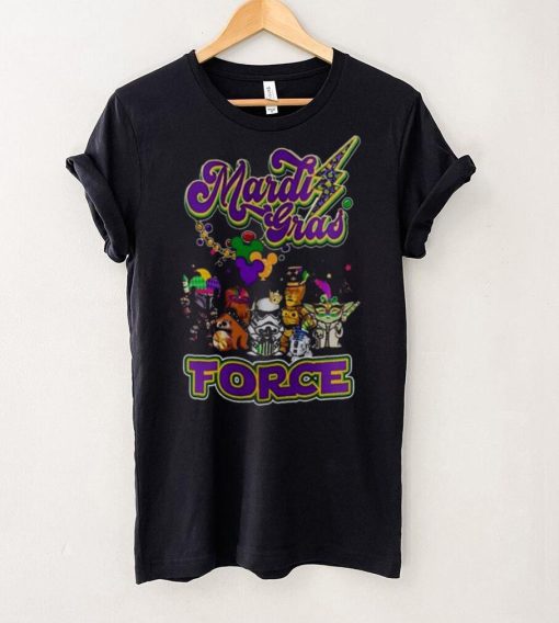 Star War Baby Yoda Mardi Gras Force T Shirt