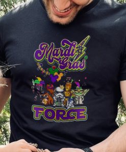 Star War Baby Yoda Mardi Gras Force T Shirt