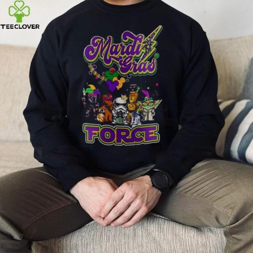 Star War Baby Yoda Mardi Gras Force T Shirt