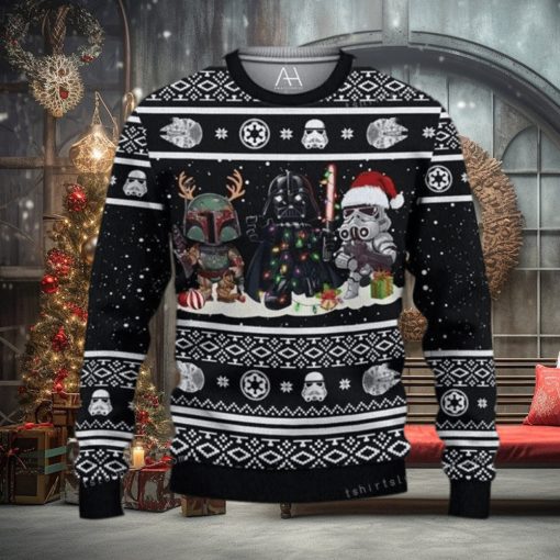 Star War Darth Vader Boba Fett Stormtrooper Ugly Sweater