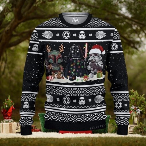 Star War Darth Vader Boba Fett Stormtrooper Ugly Sweater