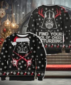 Star War Santa Clause Find Your Lack Of Cheer Disturbing For Womens Ugly Sweater