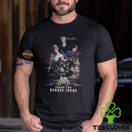 Star Wars 47th Anniversary 1977 2024 Thank You George Lucas T Shirt