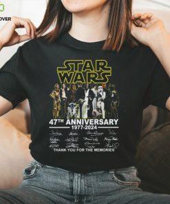 Star Wars 47th Anniversary 1977 – 2024 Thank You For The Memories T Shirt