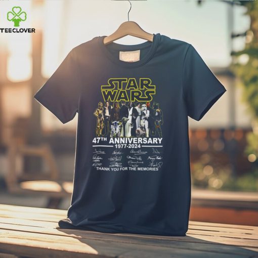 Star Wars 47th Anniversary 1977 – 2024 Thank You For The Memories T Shirt