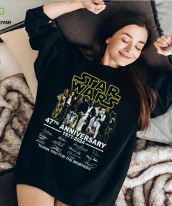 Star Wars 47th Anniversary 1977 – 2024 Thank You For The Memories T Shirt