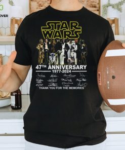 Star Wars 47th Anniversary 1977 – 2024 Thank You For The Memories T Shirt