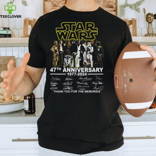 Star Wars 47th Anniversary 1977 – 2024 Thank You For The Memories T Shirt