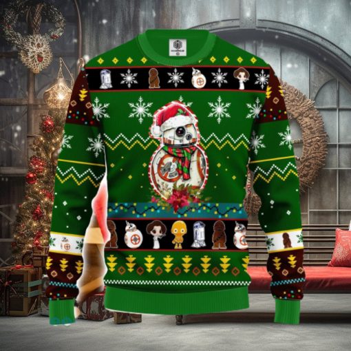 Star Wars B88 Ugly Christmas Sweater Green 1 Amazing Gift Men And Women Christmas Gift