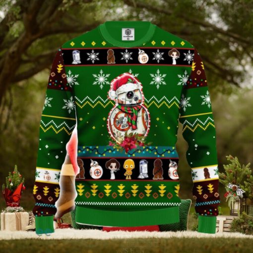 Star Wars B88 Ugly Christmas Sweater Green 1 Amazing Gift Men And Women Christmas Gift