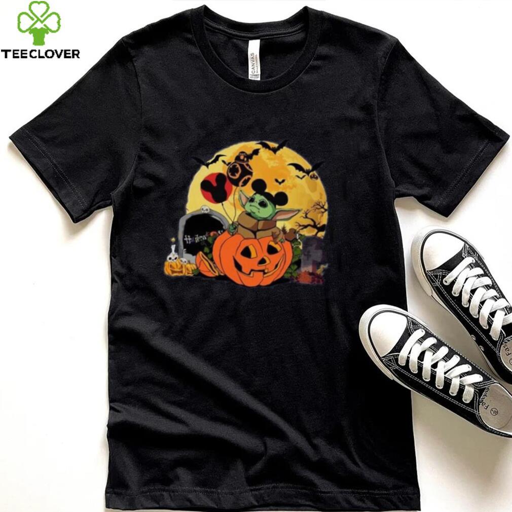 Star Wars Baby Yoda Halloween T shirt, Funny Disney Trick or Treat Tees, Party Tee Gift For Holiday