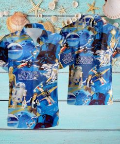 Star Wars Blue Galaxy Hawaiian Shirt, Best Gift Summer