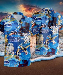 Star Wars Blue Galaxy Hawaiian Shirt, Best Gift Summer
