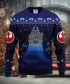 Star Wars Blue Navi Winter Ugly Sweater Amazing Gift Men And Women Christmas Gift