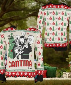 Star Wars Cantina Band Live Christmas Show At Mos Eisley Holiday Ugly Christmas Sweater