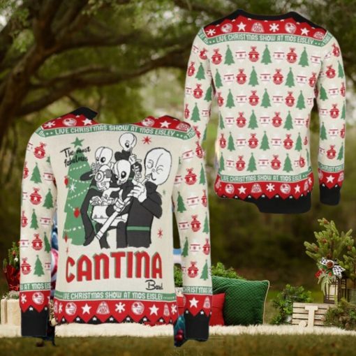 Star Wars Cantina Band Live Christmas Show At Mos Eisley Holiday Ugly Christmas Sweater