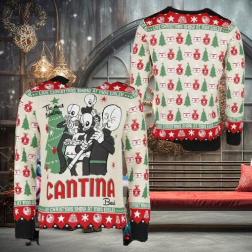 Star Wars Cantina Band Live Christmas Show At Mos Eisley Holiday Ugly Christmas Sweater