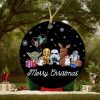 Vegas Golden Knights Stanley Cup Champions 2023 Custom Name Christmas Tree Decorations Ornament