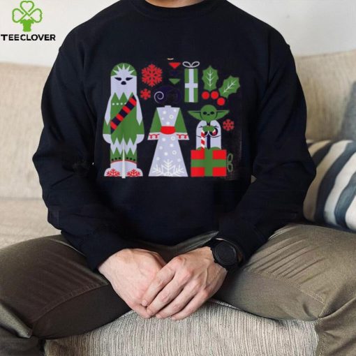 Star Wars Chewbacca Princess Leia And Yoda Christmas Holiday Shirt