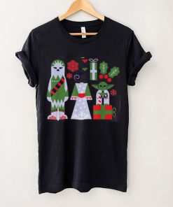 Star Wars Chewbacca Princess Leia And Yoda Christmas Holiday Shirt