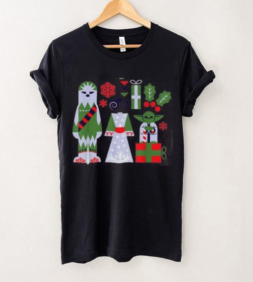 Star Wars Chewbacca Princess Leia And Yoda Christmas Holiday Shirt