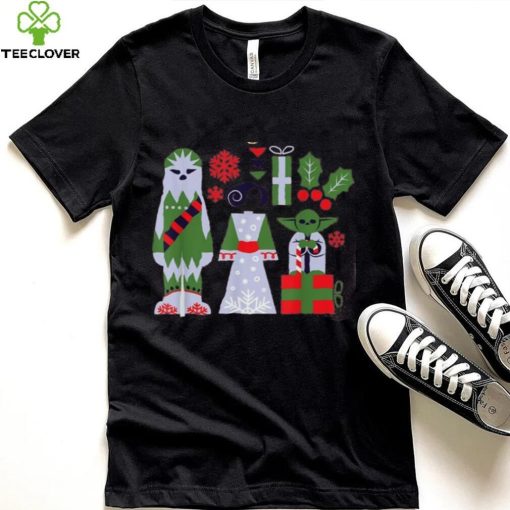 Star Wars Chewbacca Princess Leia And Yoda Christmas Holiday Shirt