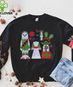 Star Wars Chewbacca Princess Leia And Yoda Christmas Holiday Shirt