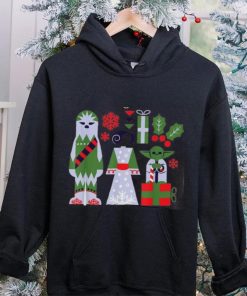 Star Wars Chewbacca Princess Leia And Yoda Christmas Holiday Shirt